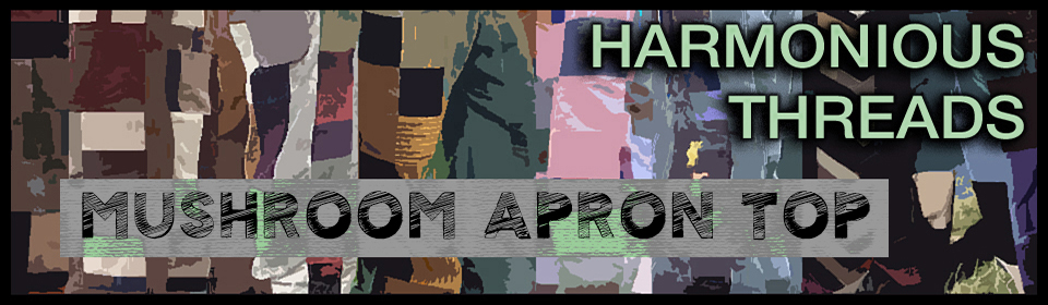 harmonious threads handmade hippie patchwork apron top