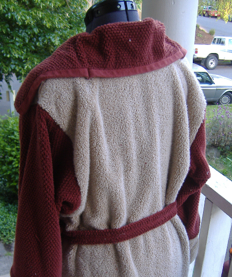 handmade patchwork bathrobe