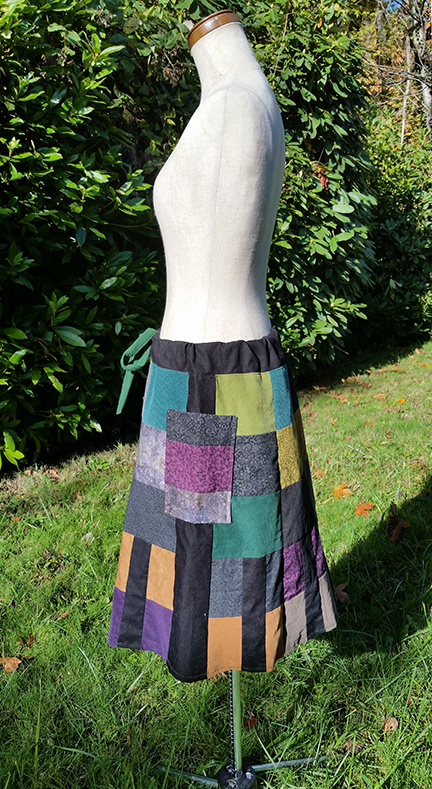 hippie patchwork skirt