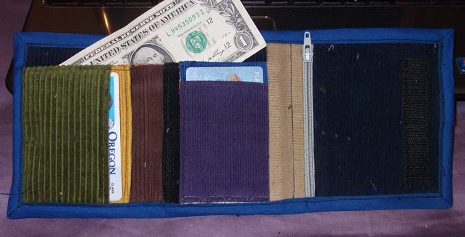 hippie patchwork wallet