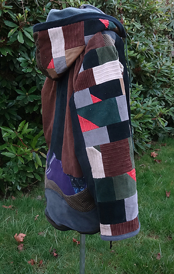 hippie patchwork hoodie