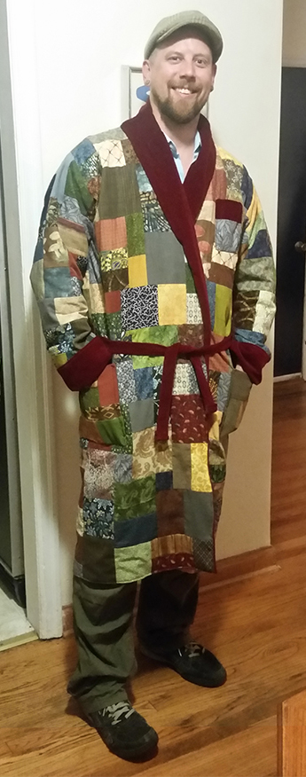 hippie patchwork robe
