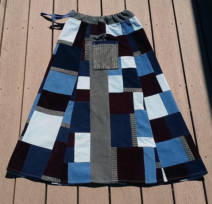 hippie patchwork skirt
