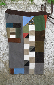 hippie patchwork shorts