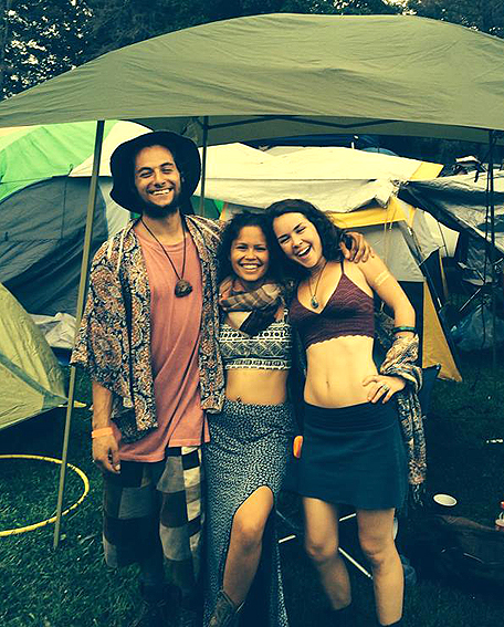 hippie patchwork shorts