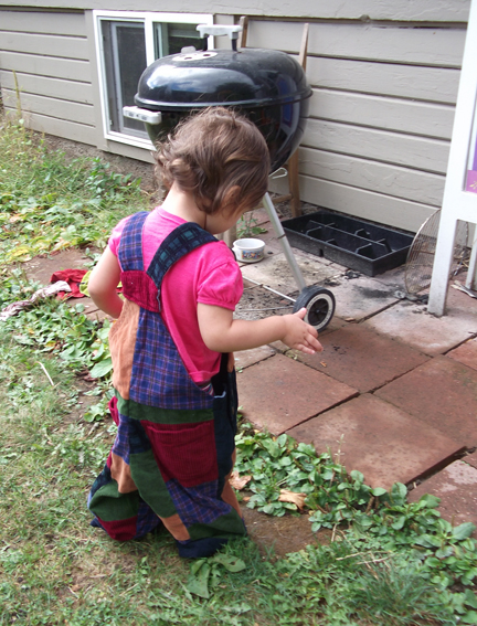 hippie patchwork overalls