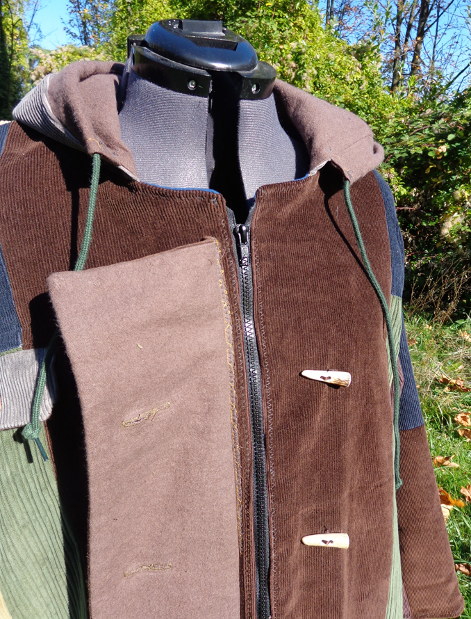 hippie patchwork coat