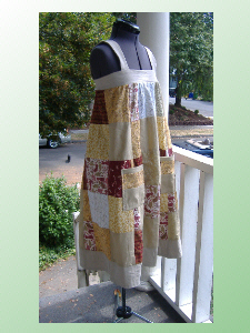 hippie patchwork dress