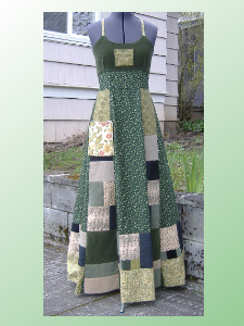 hippie patchwork dress