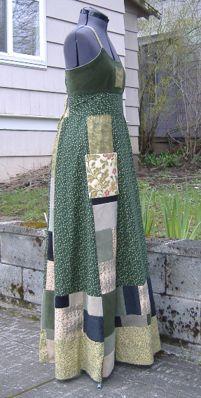 hippie patchwork dress