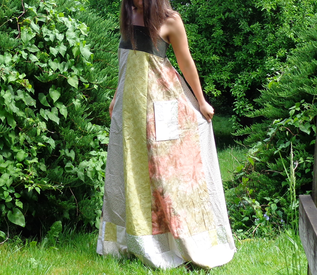 hippie patchwork dress