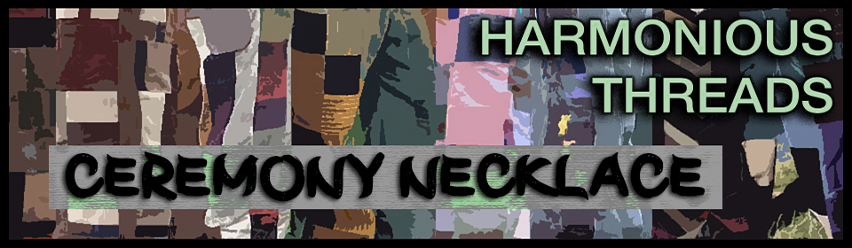 harmonious threads handmade hemp macrame necklace