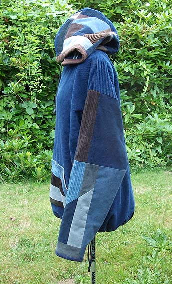 handmade hippie patchwork hoodie