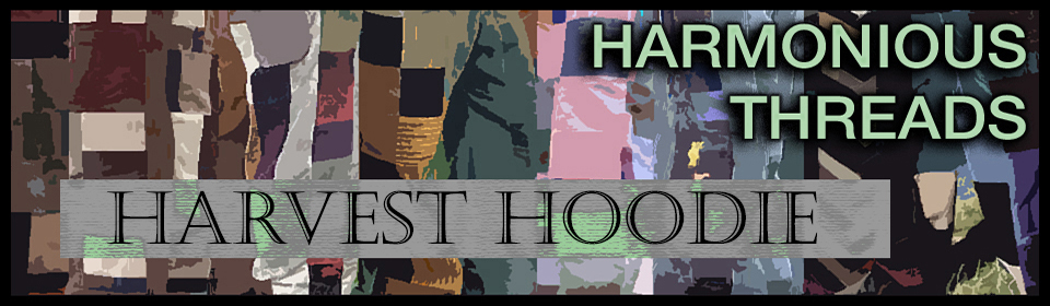 harmonious threads handmade hippie patchwork hoodie