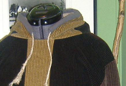 hippie patchwork hoodie