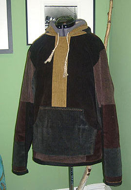 hippie patchwork hoodie