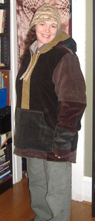 hippie patchwork hoodie