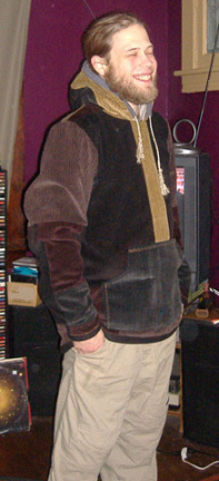 hippie patchwork hoodie