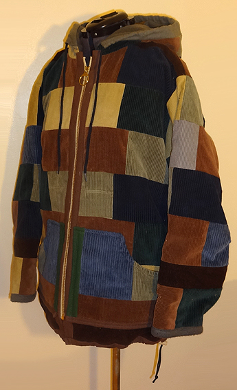 handmade hippie patchwork hoodie