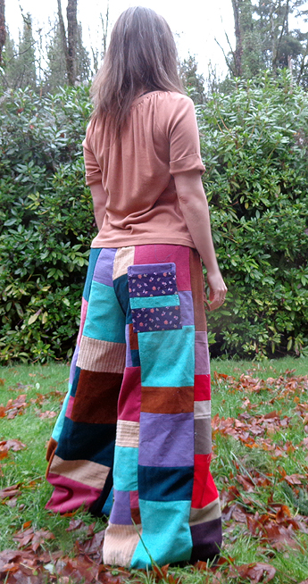 handmade hippie patchwork pants