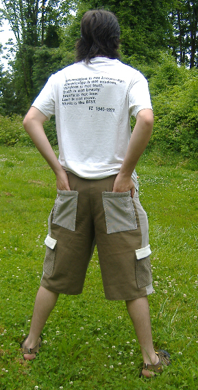 hippie patchwork shorts