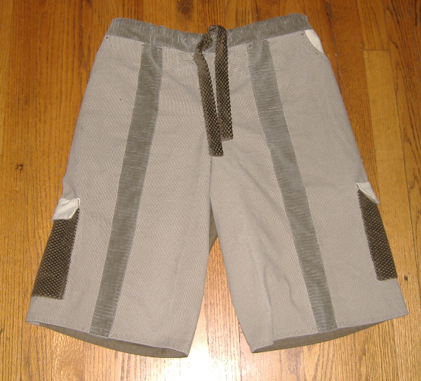 hippie patchwork shorts