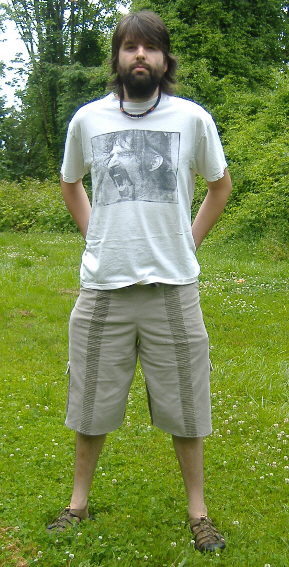 hippie patchwork shorts