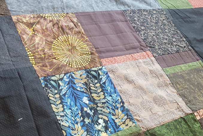 hippie patchwork skirt