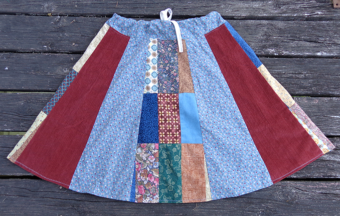 hippie patchwork skirt