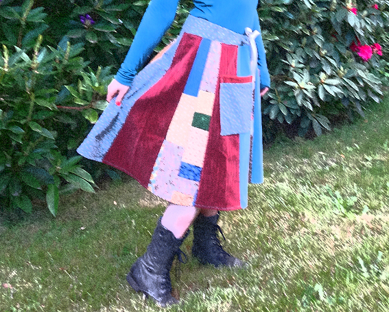 hippie patchwork skirt
