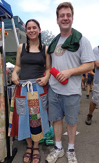 hippie patchwork skirt